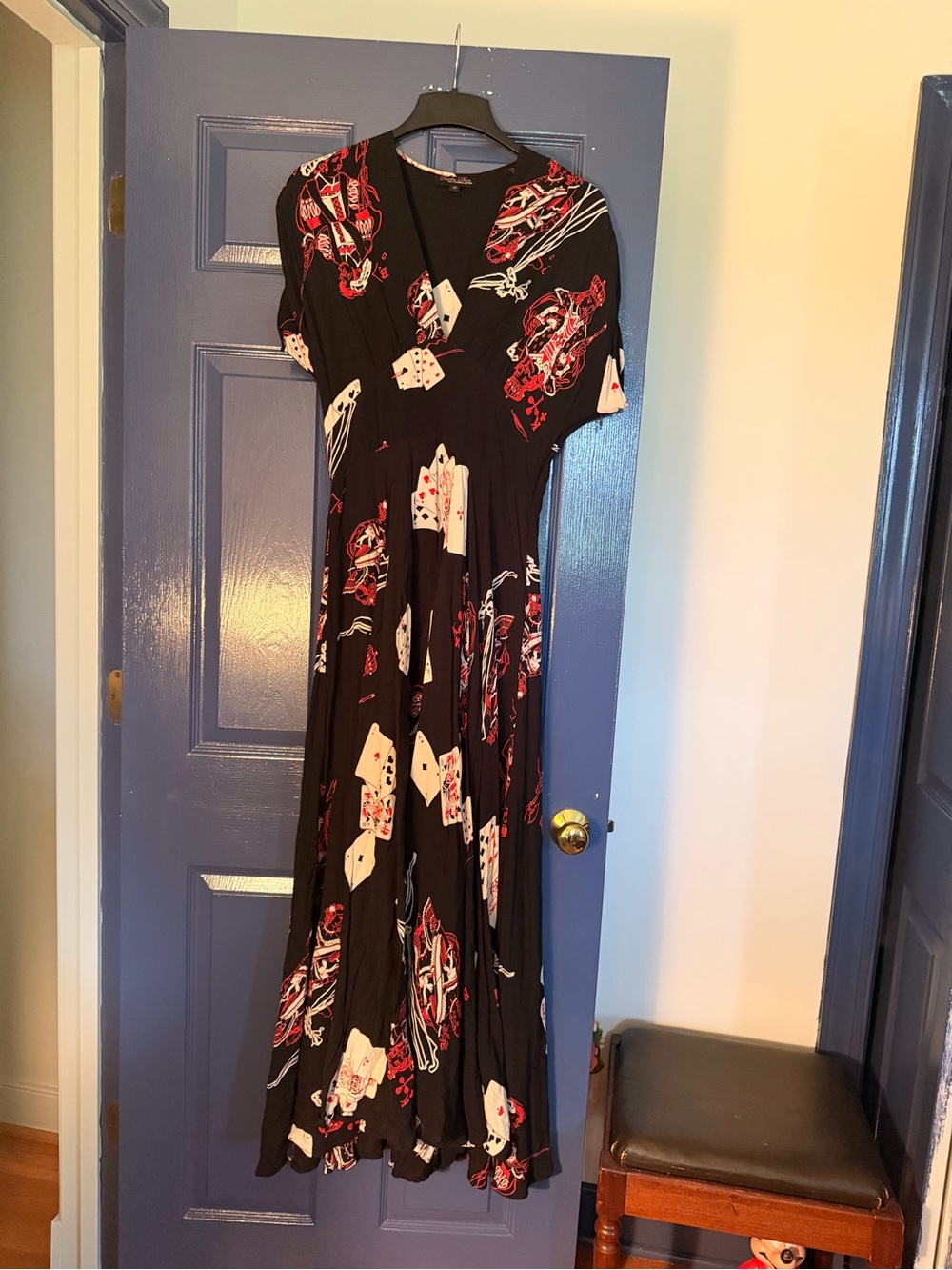 Trashy Diva Black Queen of Hearts Maxi Dress 12